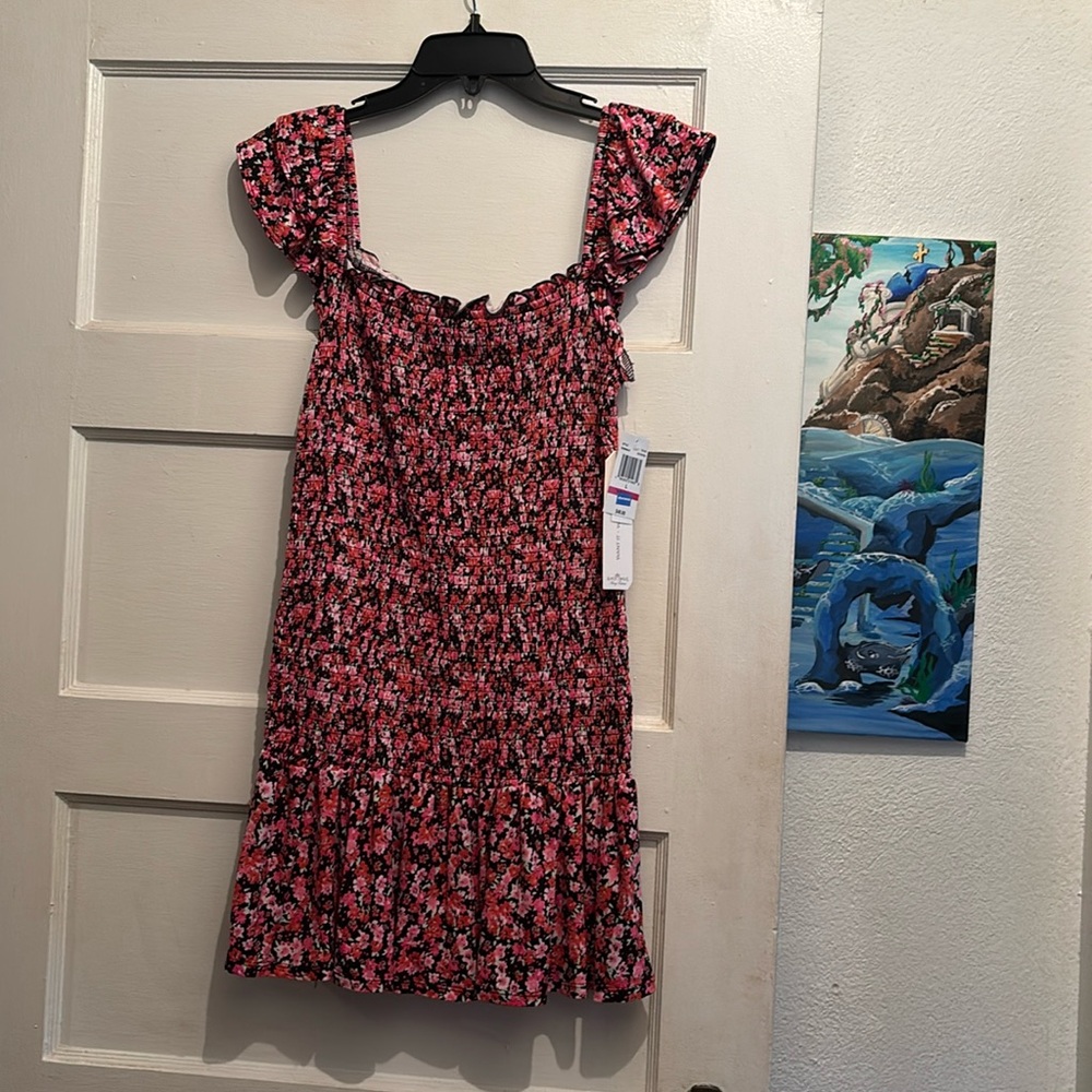 Ruffled mini dress new with tags